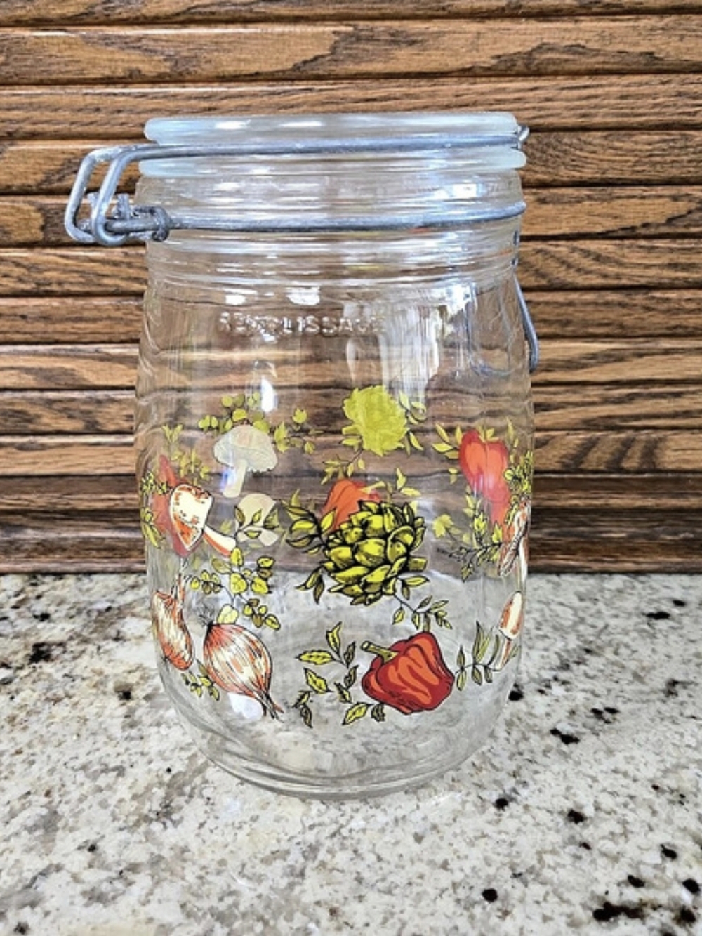 Arc France Niveau De Remplissage Spice of Life Vegetable Canister Jar